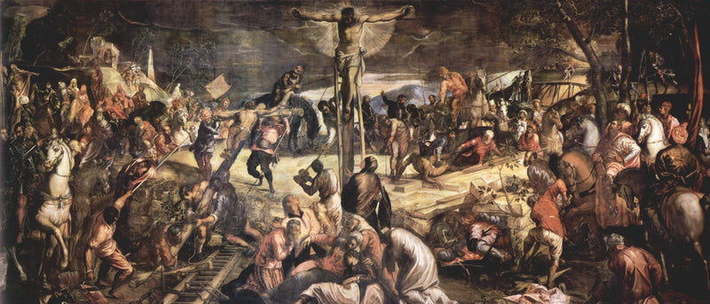Crucifixion by Tintoretto, Oil Painting Reproduction