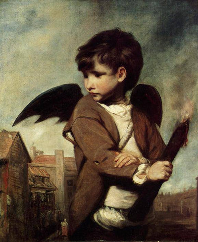 Cupid as a Link Boy in bedroom
