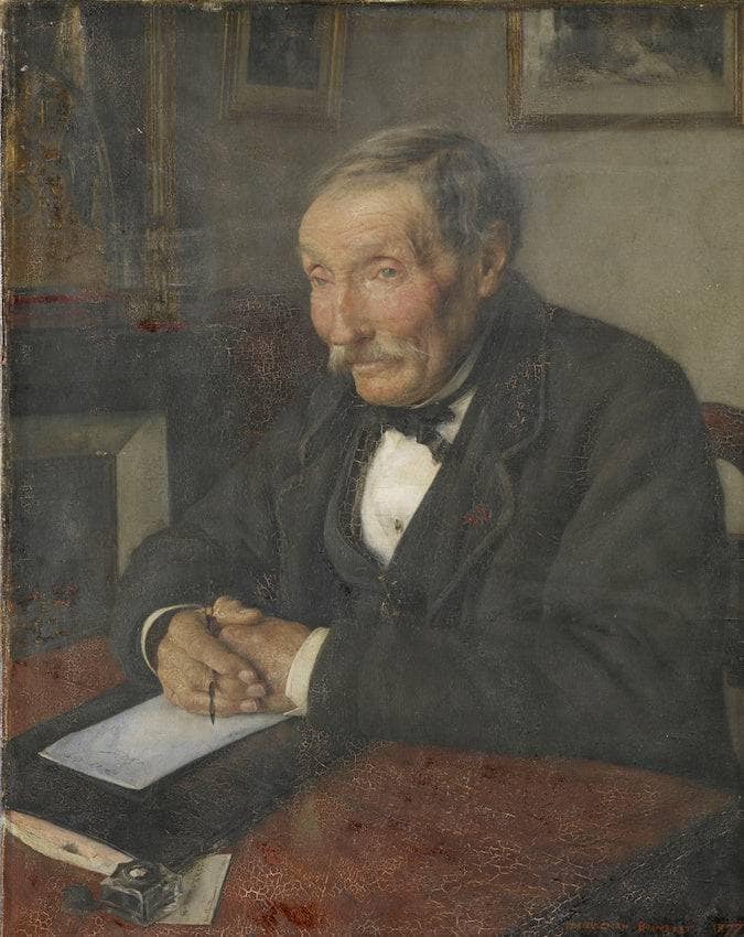The artist's grandad by Pascal Dagnan-Bouveret — Oil Painting Reproduction