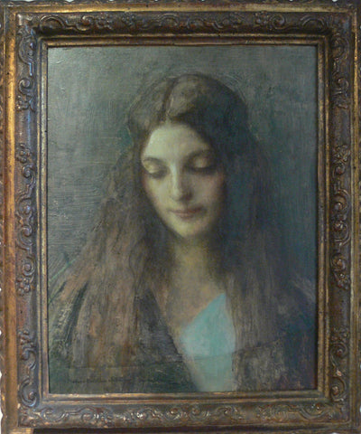 Portrait of a woman. Sketch for Consolatric afflictorum in dining room