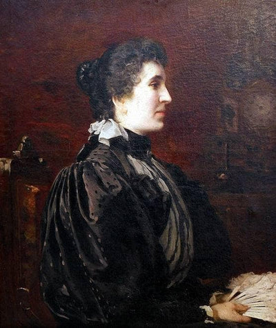 Portrait of a Lady in kitchen