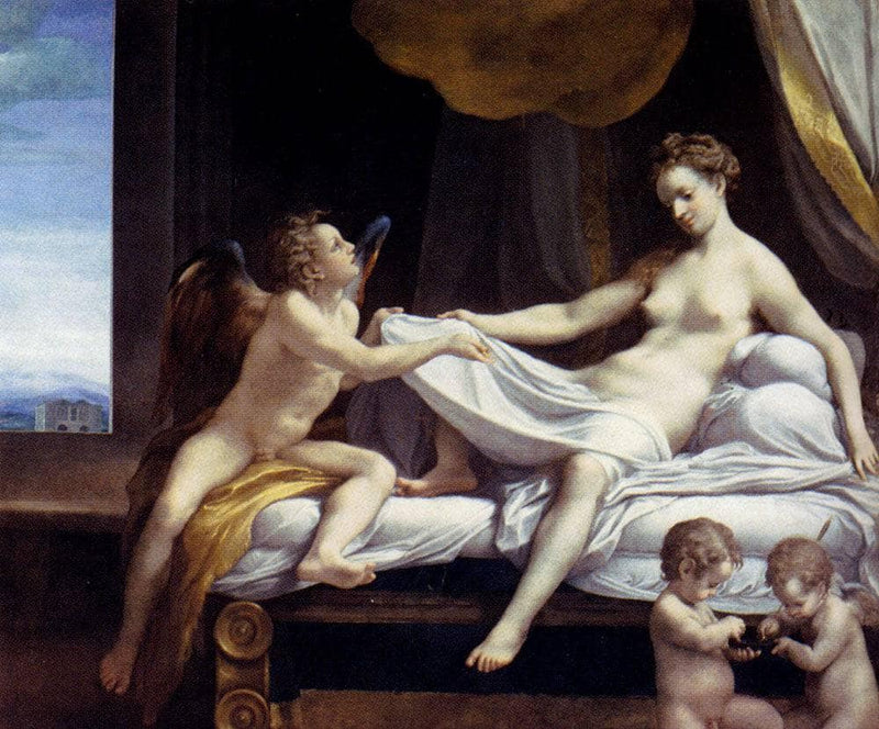Danae by Correggio — Oil Painting Reproduction