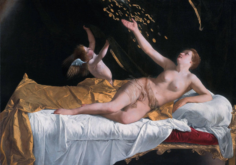 Danae by Orazio Gentileschi — Oil Painting Reproduction
