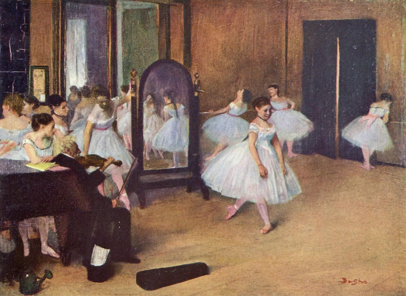 Dance Class by Edgar Degas — Oil Painting Reproduction