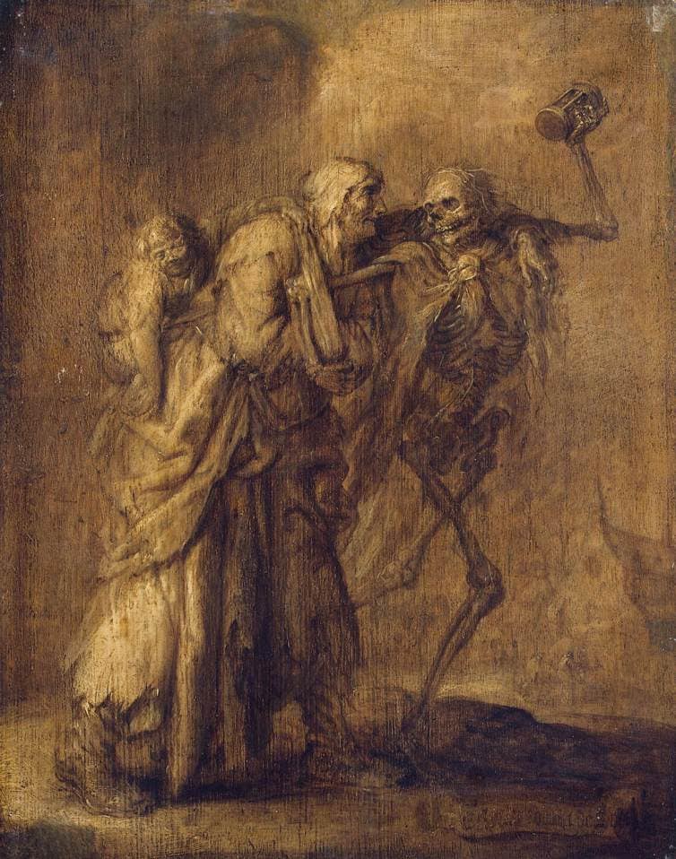 Dance of Death by Adriaen van de Venne — Oil Painting Reproduction