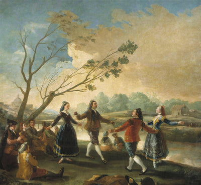 Dance of the Majos at the Banks of Manzanares in hallway