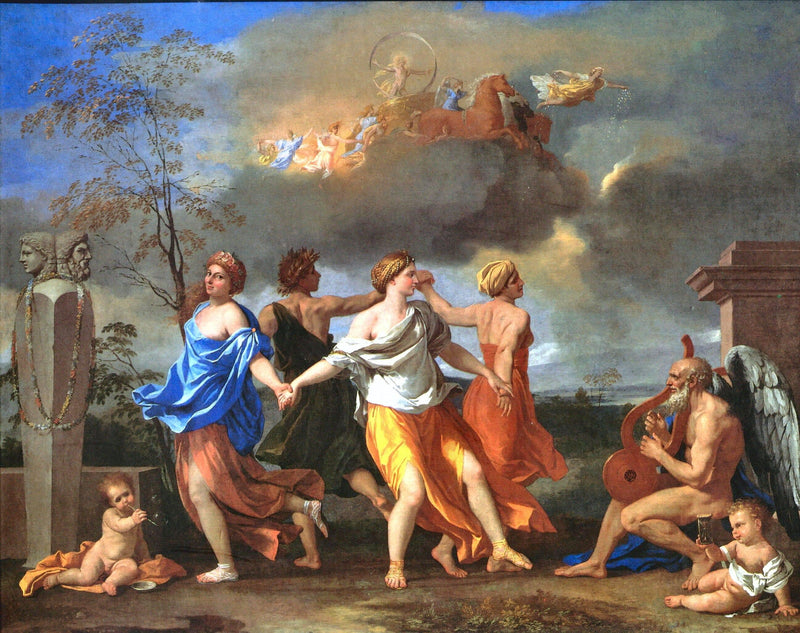 Dance to the Music of Time by Nicolas Poussin — Oil Painting Reproduction