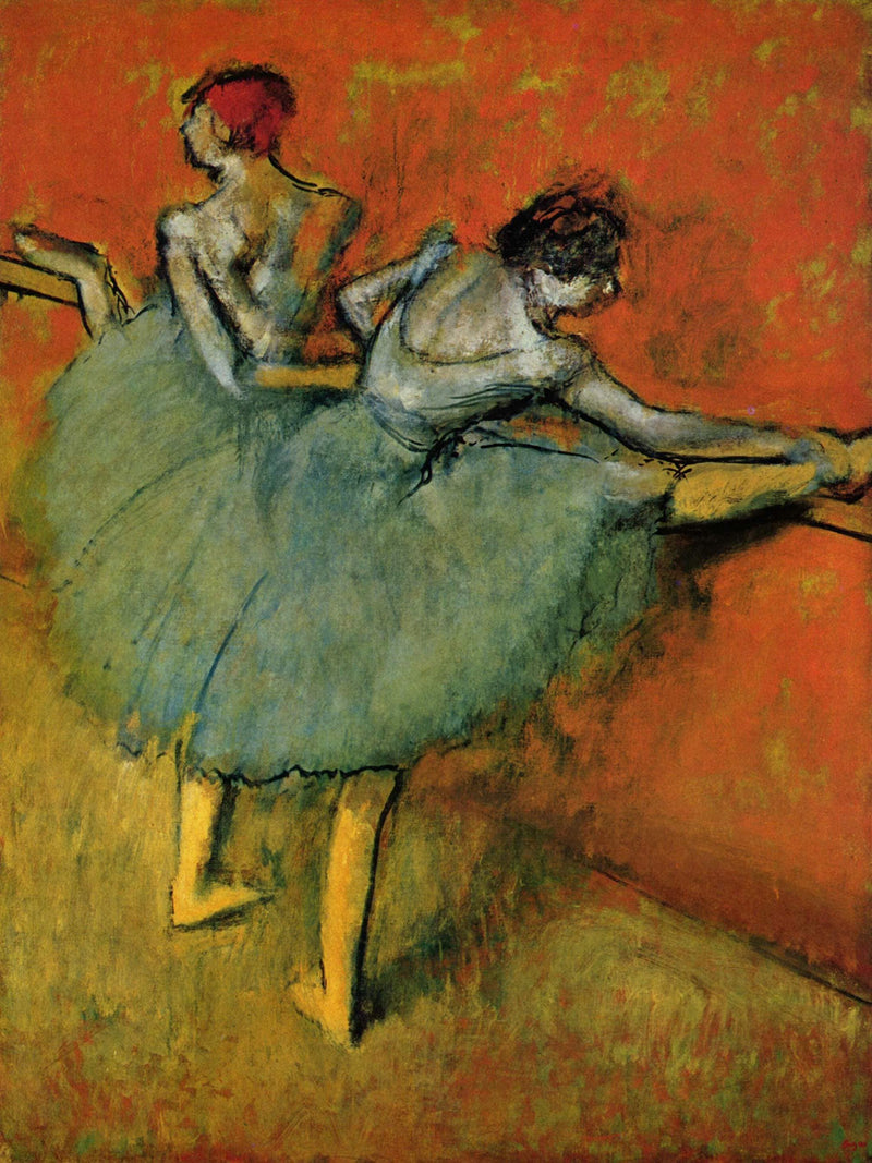 Dancers at the Barre by Edgar Degas — Oil Painting Reproduction