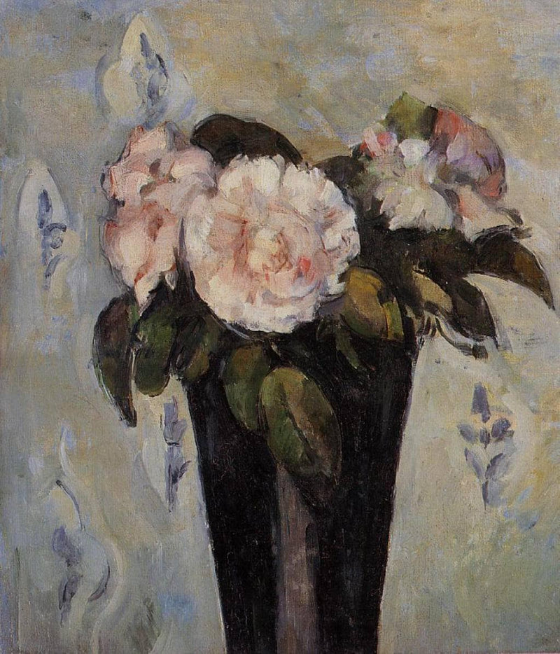 Dark Blue Vase by Paul Cezanne — Oil Painting Reproduction