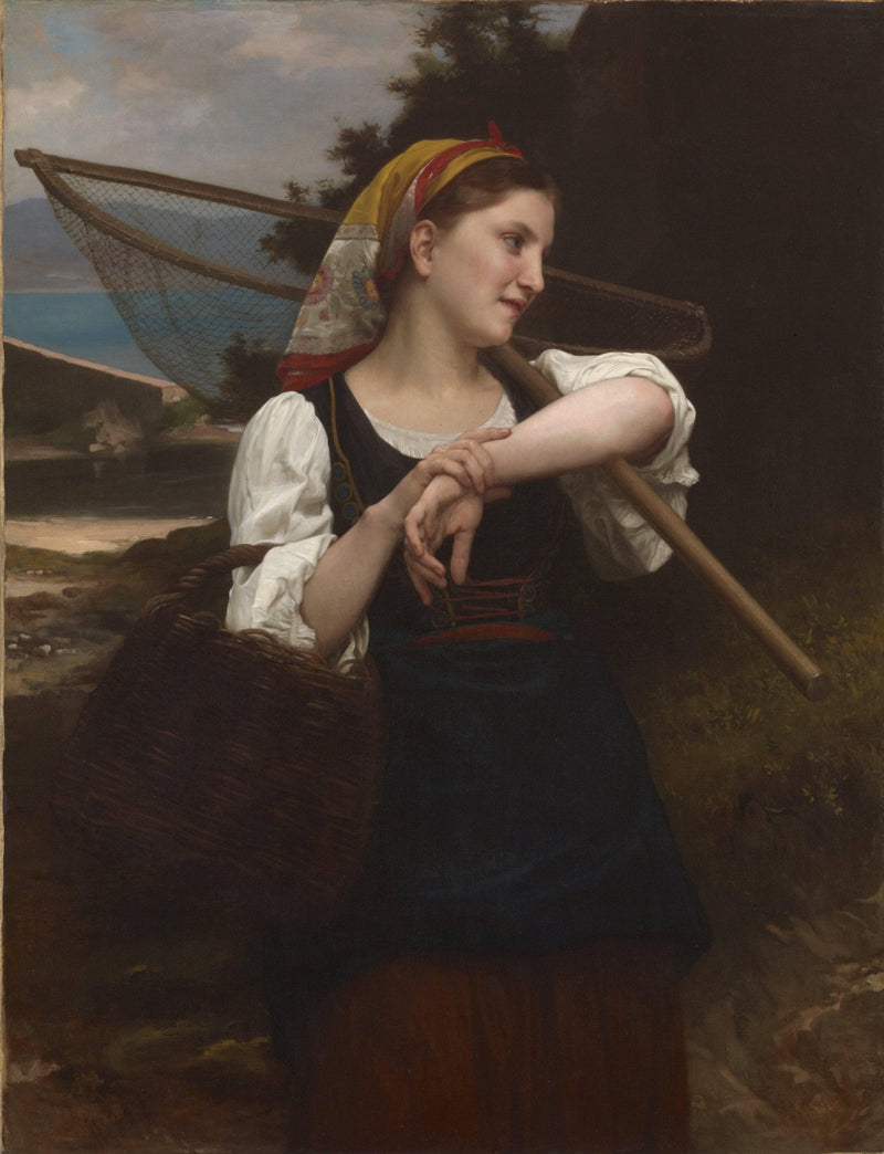 Daughter of Fisherman by William-Adolphe Bouguereau — Oil Painting Reproduction