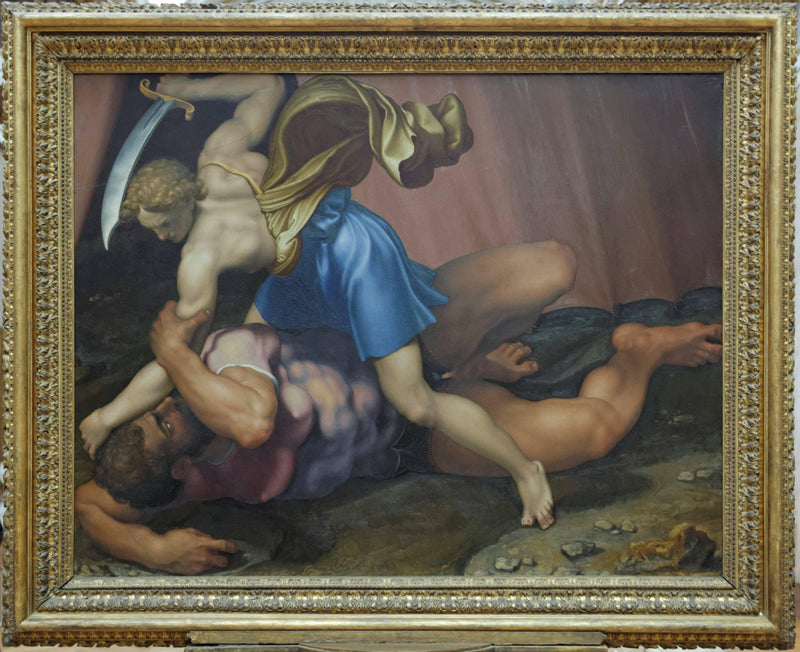 David and Goliath (Verso) by Daniele da Volterra — Oil Painting Reproduction
