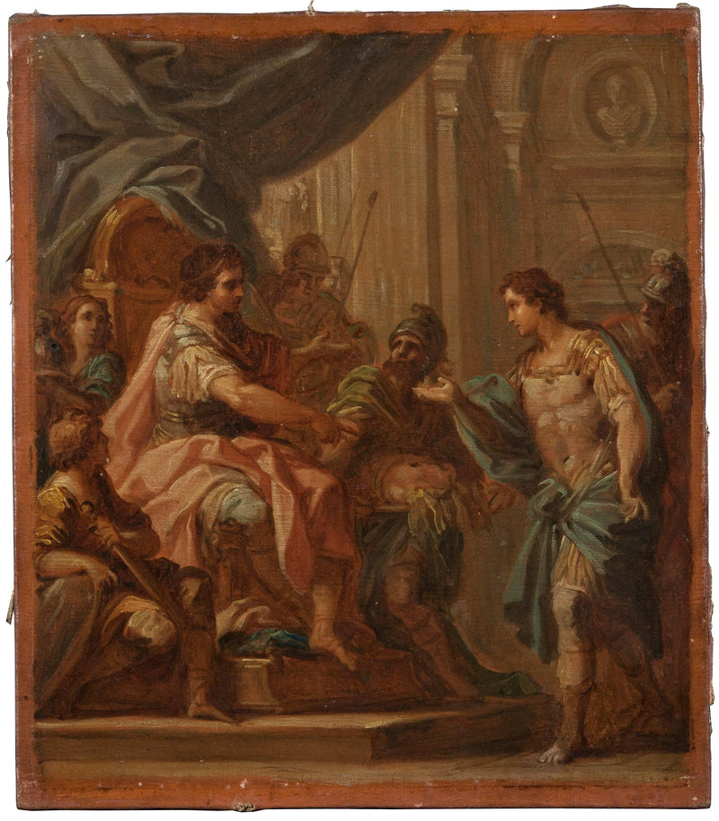 David Och Saul by Sebastiano Conca — Oil Painting Reproduction