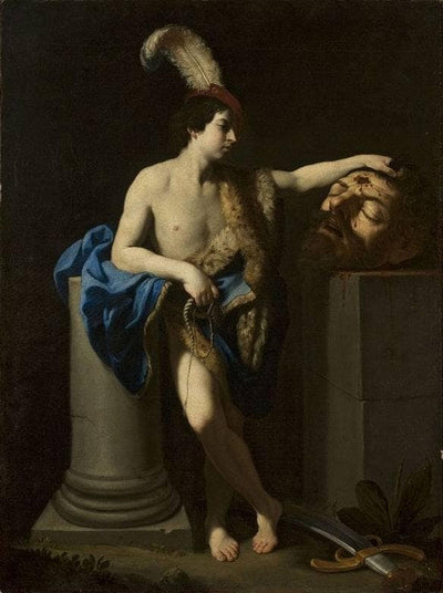 David with the Head of Goliath in hallway