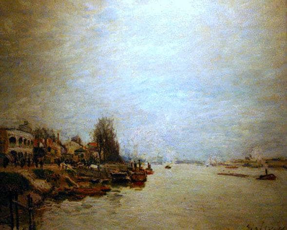 Dawn by Alfred Sisley — Oil Painting Reproduction