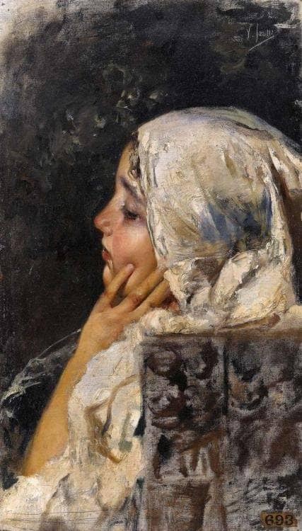 Daydreams by Vincenzo Irolli — Oil Painting Reproduction