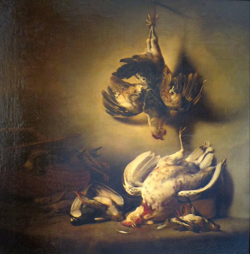Dead Game by Ferdinand Bol — Oil Painting Reproduction