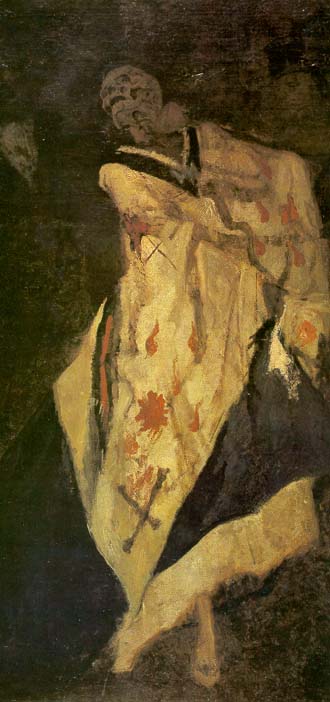 Death at the Ball by Felicien Rops, Oil Painting Reproduction