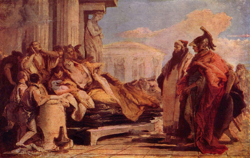 Death of Dido by Giovanni Battista Tiepolo — Oil Painting Reproduction