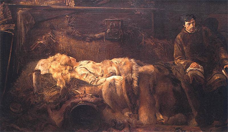 Death of Ellenai by Jacek Malczewski — Oil Painting Reproduction