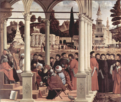 Debate of St. Stephen in living room