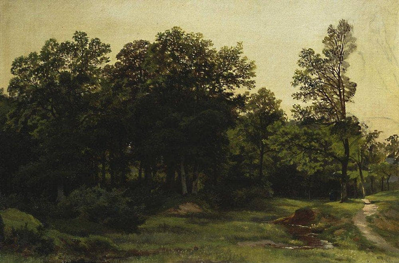 Deciduous Forest by Ivan Shishkin — Oil Painting Reproduction