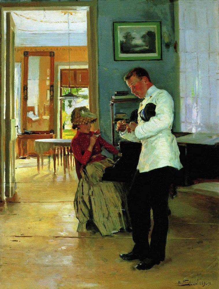 Declaration of Love by Vladimir Makovsky — Oil Painting Reproduction