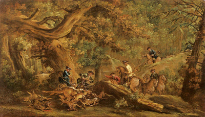 Deer hunting in study