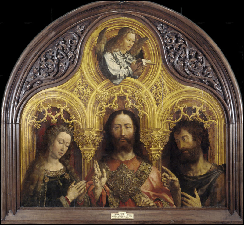 Deesis by Mabuse — Oil Painting Reproduction