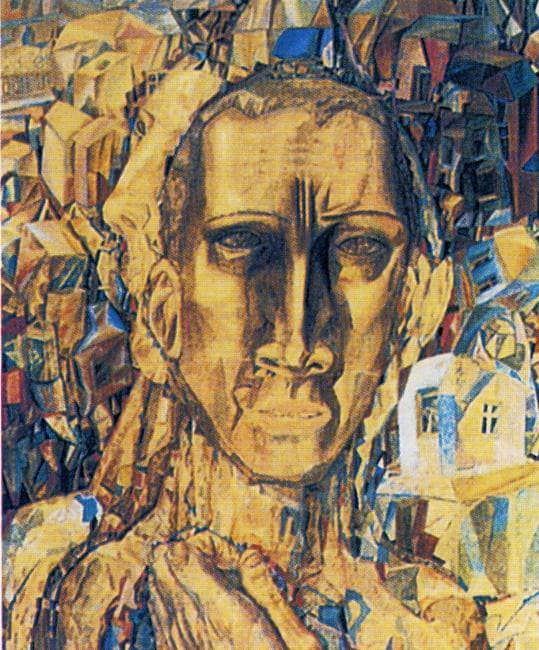 Defeater of the City by Pavel Filonov — Oil Painting Reproduction