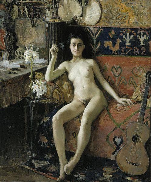 Démasquée by Akseli Gallen-Kallela — Oil Painting Reproduction