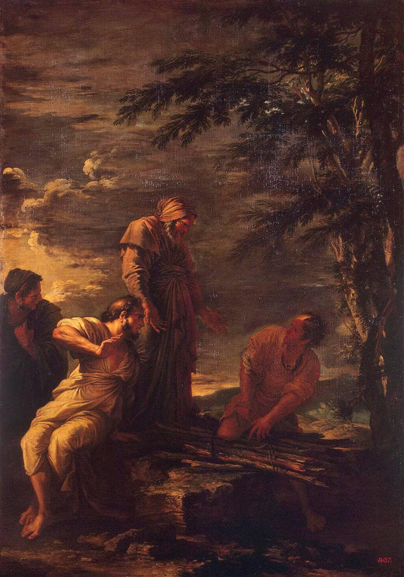 Democrito E Protagora by Salvator Rosa — Oil Painting Reproduction