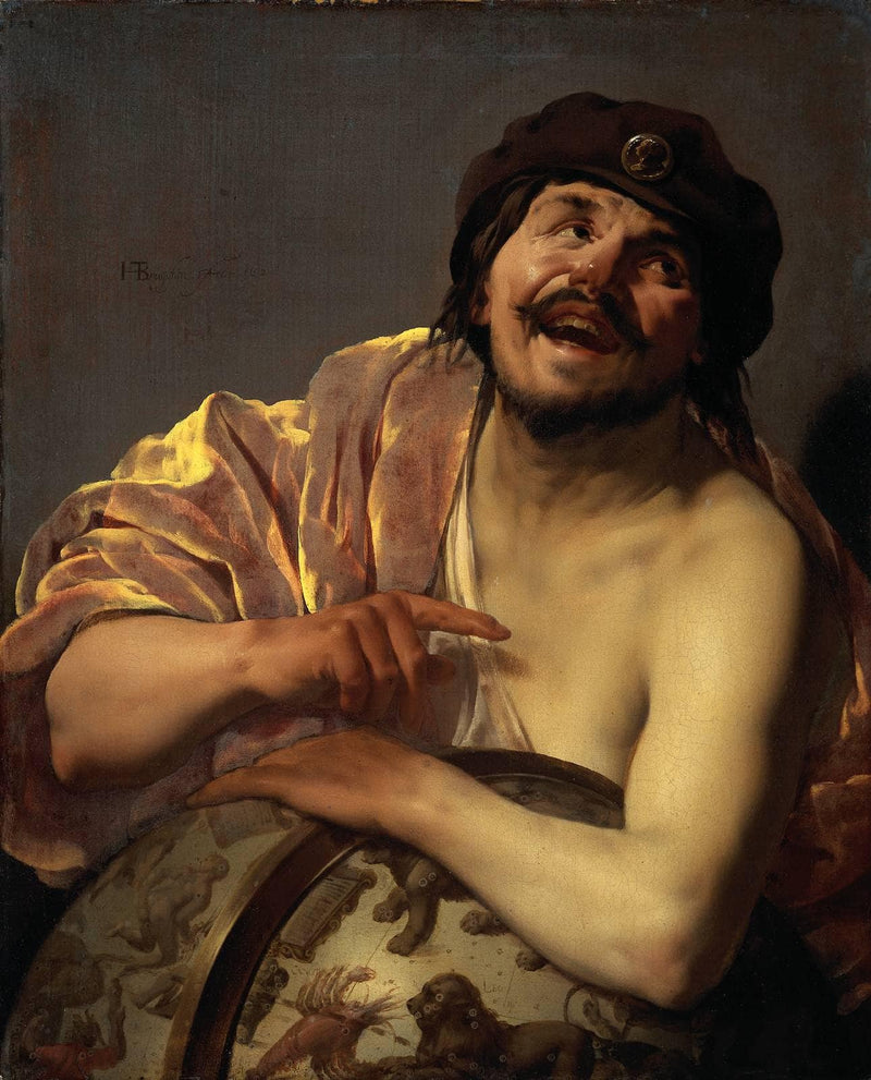 Democritus by Hendrick Terbrugghen — Oil Painting Reproduction