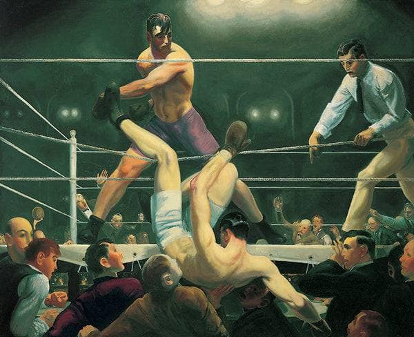 Dempsey and Firpo by George Bellows — Oil Painting Reproduction