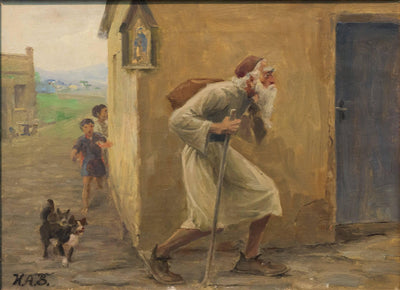 Den Vandrende Jøde (Den Evige Jøde) in living room