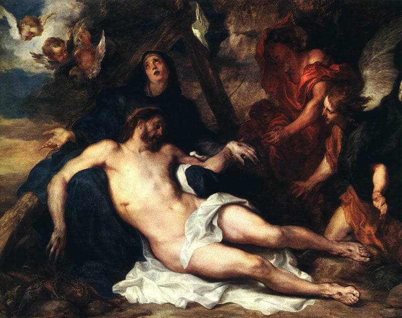 Deposition by Anthony van Dyck — Oil Painting Reproduction
