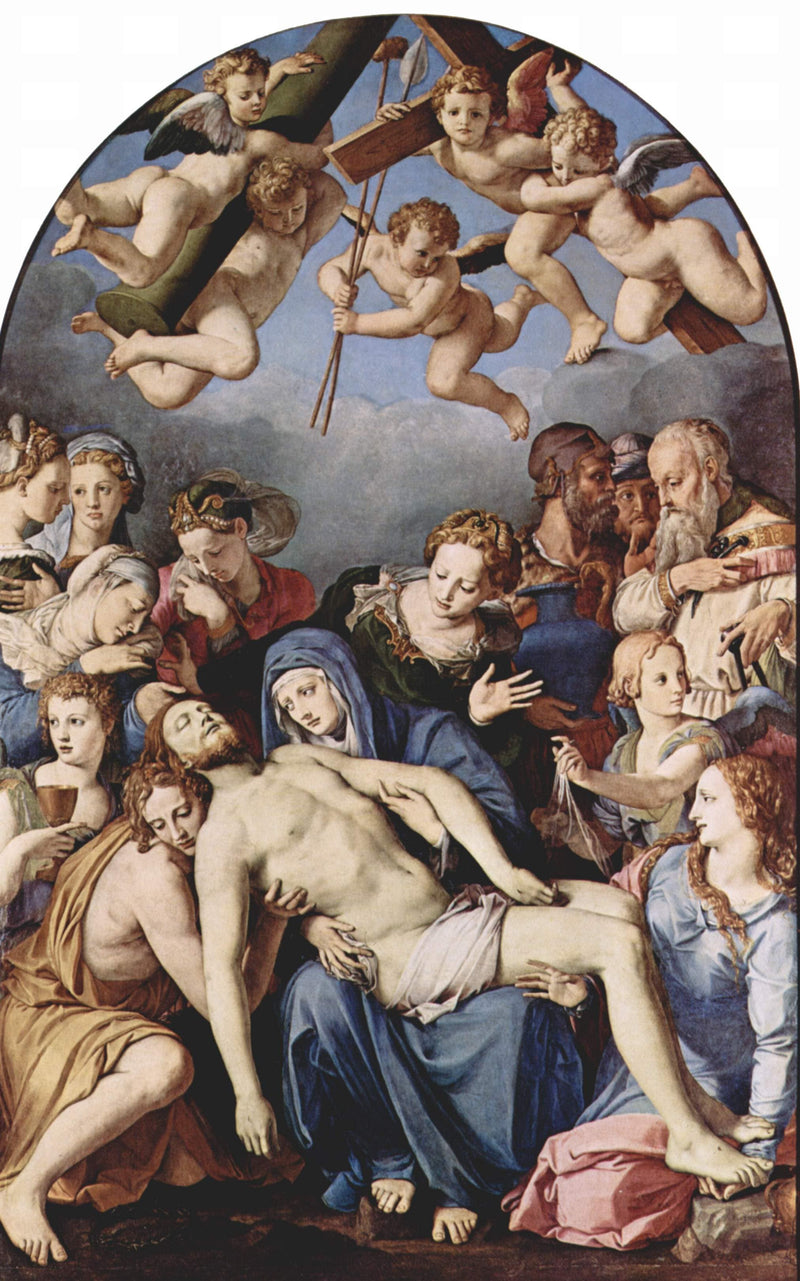 Deposition from the Cross by Agnolo Bronzino — Oil Painting Reproduction