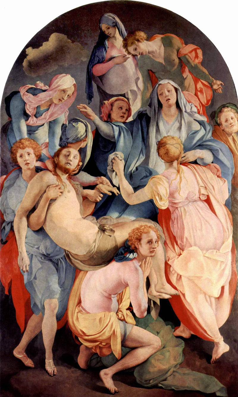 Deposition from the Cross by Jacopo Pontormo — Oil Painting Reproduction