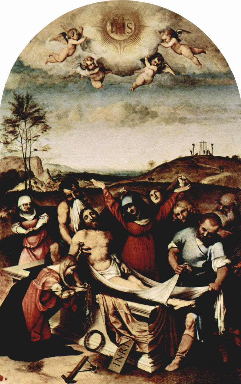 Deposition of Christ by Lorenzo Lotto — Oil Painting Reproduction