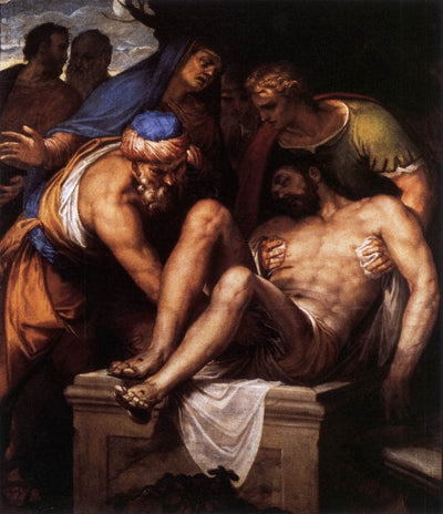 Deposition of Christ in entryway