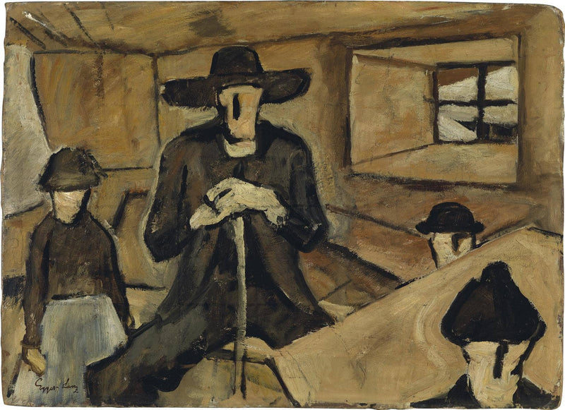 Der Bauer by Albin Egger-Lienz — Oil Painting Reproduction