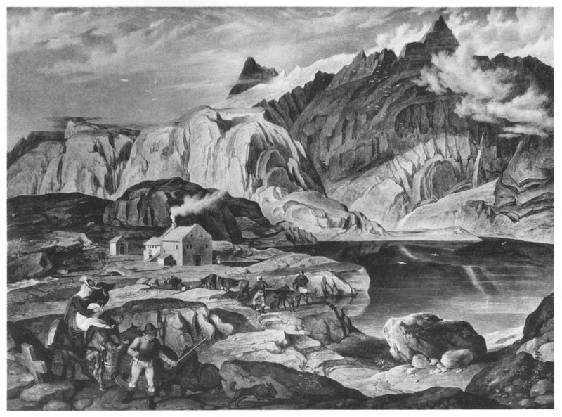 Der Grimselpaß by Joseph Anton Koch — Oil Painting Reproduction