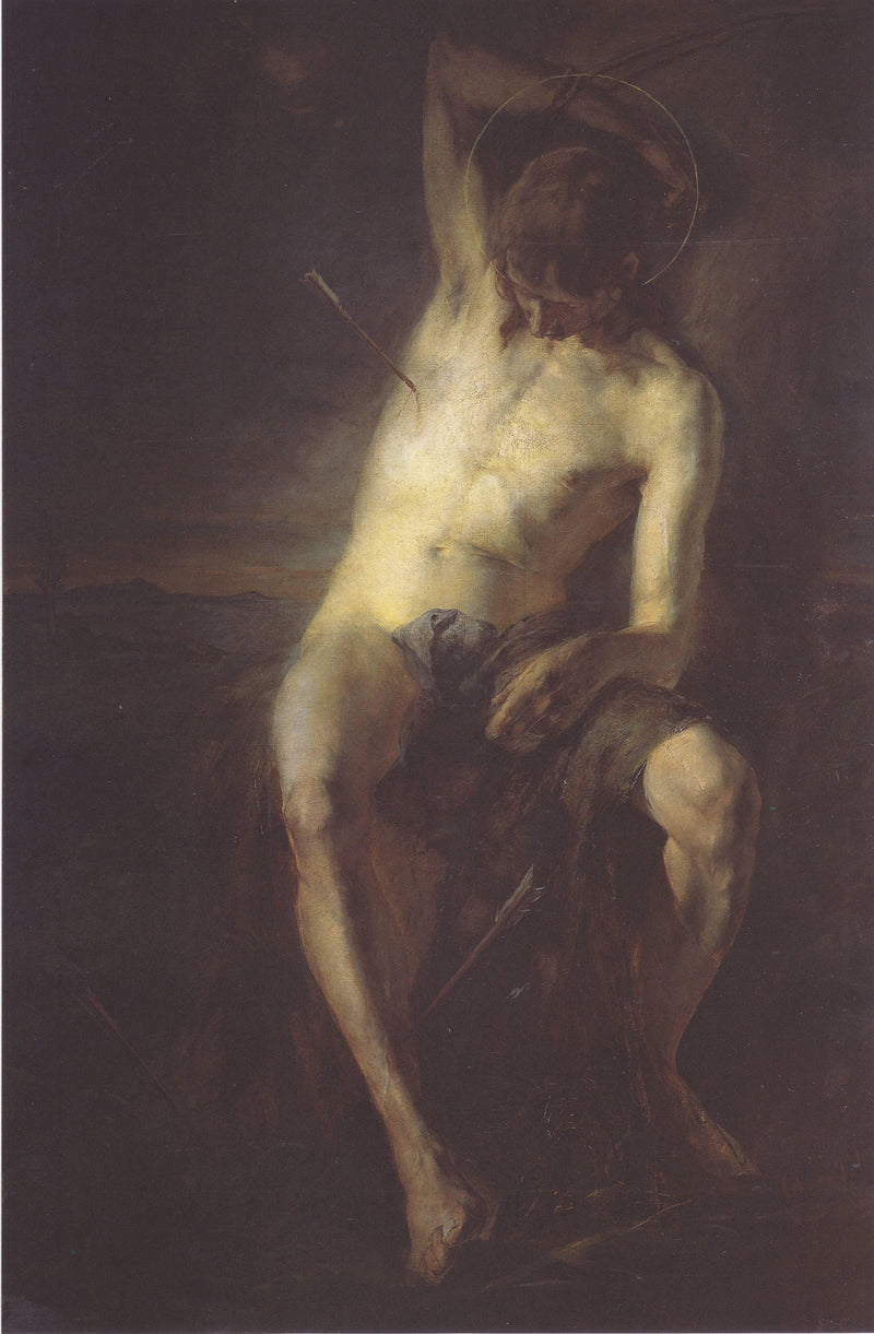 Der Heilige Sebastian by Albin Egger-Lienz — Oil Painting Reproduction