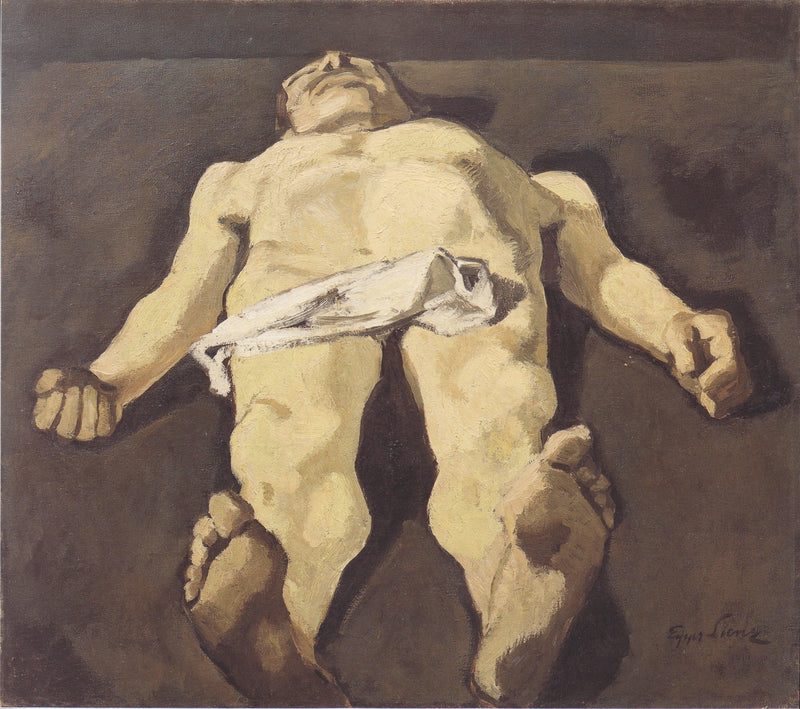 Der Tote Christus by Albin Egger-Lienz — Oil Painting Reproduction