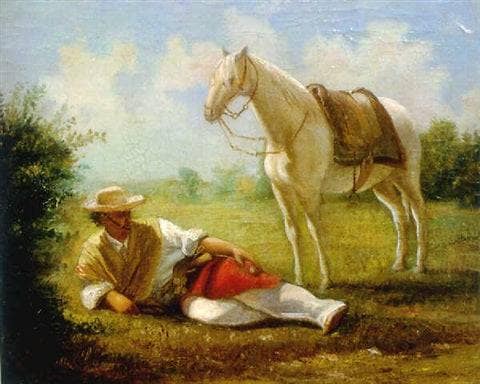 Descanso by Juan Manuel Blanes — Oil Painting Reproduction