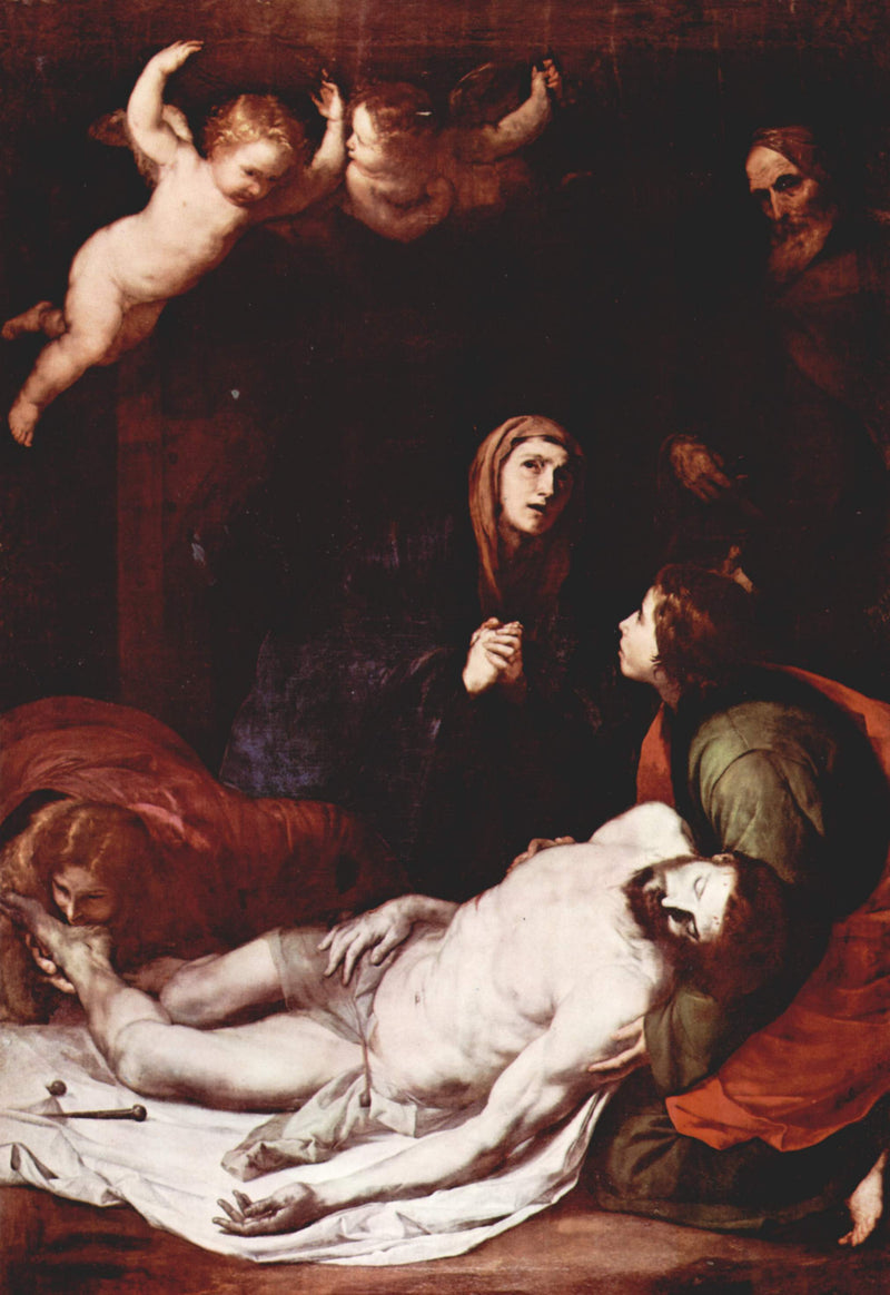 Descent from the Cross by Jusepe de Ribera — Oil Painting Reproduction