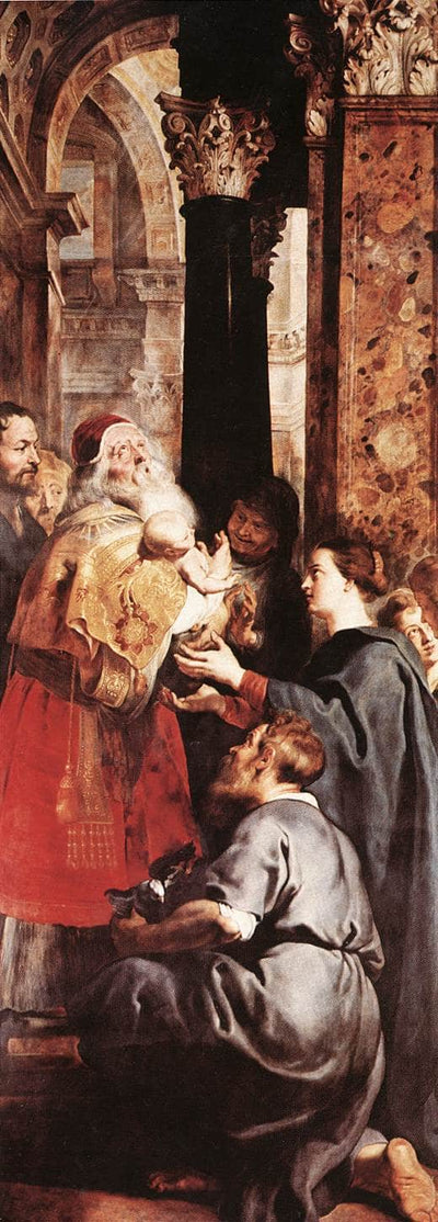 Descent from the Cross (right wing) in master bedroom