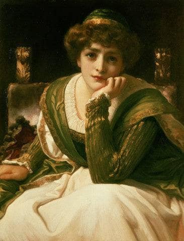 Desdemona by Frederic Leighton — Oil Painting Reproduction