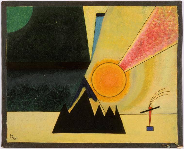 Development by Wassily Kandinsky — Oil Painting Reproduction
