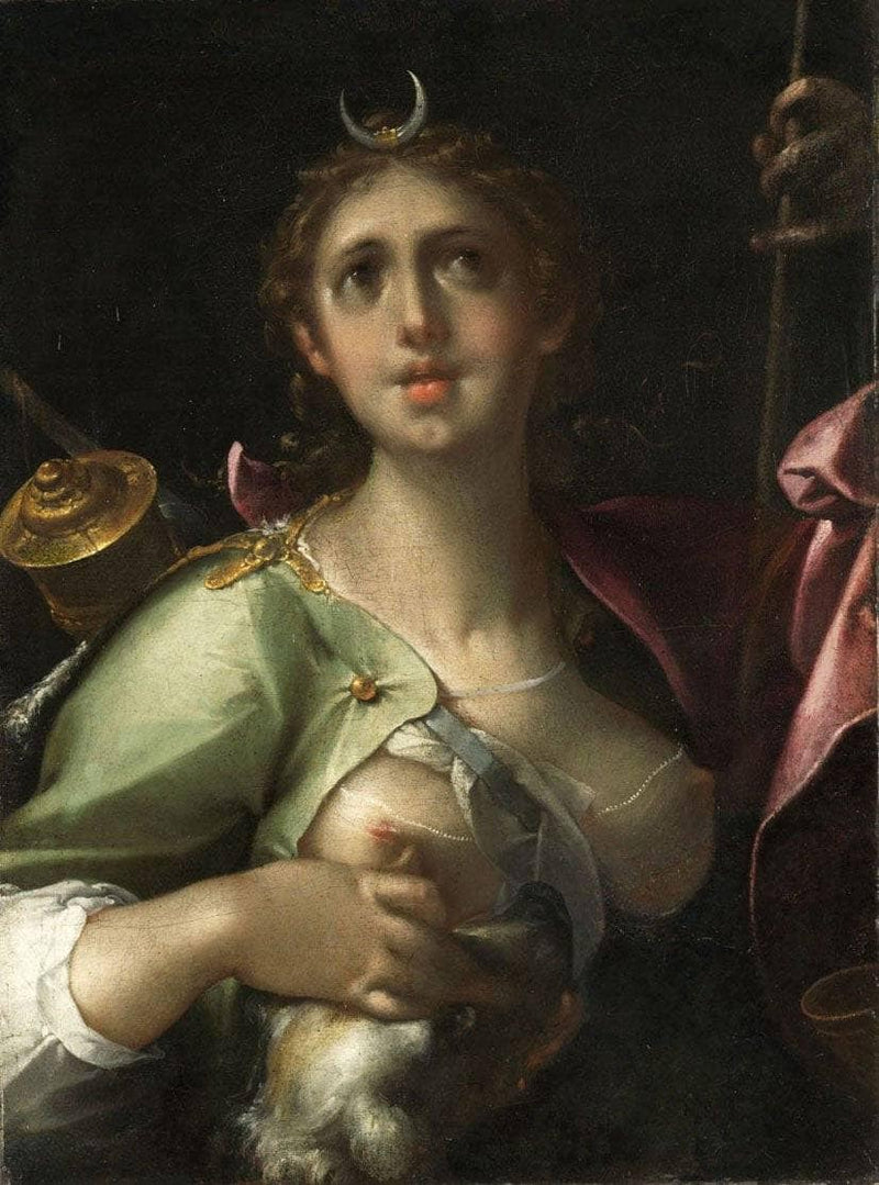 Diana â Luna by Bartholomeus Spranger — Oil Painting Reproduction