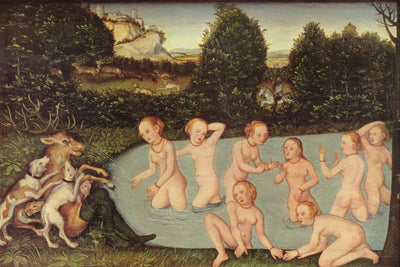 Diana and Actaeon in living room